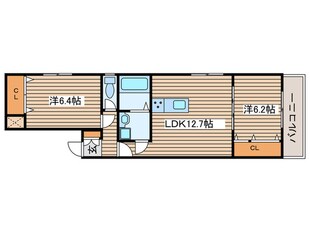 タウンコート瑞穂の物件間取画像